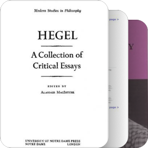 Bibliography to the Study of Hegel