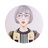 女孩舔薄荷