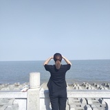 路边看风景的海