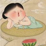 洽瓜不吐瓜皮