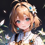 月夜里的蒲公英