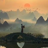 春和景明见南山