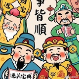 运气很好的人