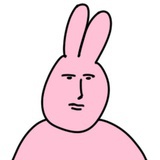 顶级颜粉红兔