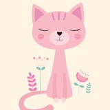粉色猫咪