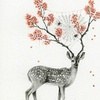 树上生长一只鹿