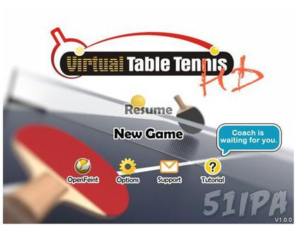 虚拟乒乓球 Virtual Table Tennis Pro