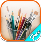 画笔 Drawing Brush - 免费的画板, 支持国画, 油画, 水彩画, 书法艺术 (iPad)
