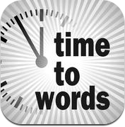 The clock that writes time - time2words (iPhone / iPad)