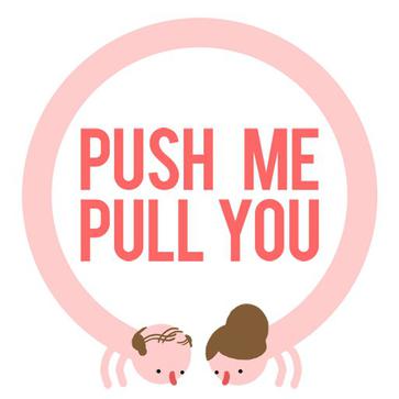 你推我拉 push me pull you