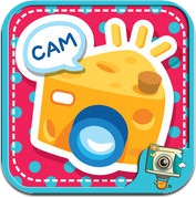 CAM CHEESE  by PhotoUp - cute sticker for decorate photos (iPhone / iPad)